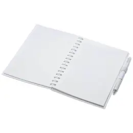Santhome Eternity Reusable Notebook & Pen Set White Open